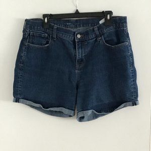 Dark-washed Shorts (Old Navy)